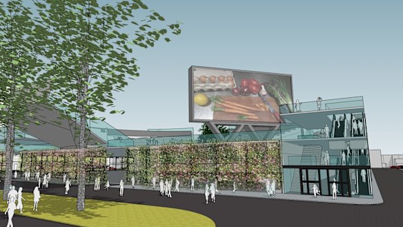 A proposed redesign of the Queen Victoria Market by architect John McNabb.
