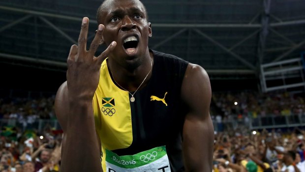 Larger than life: Usain Bolt.