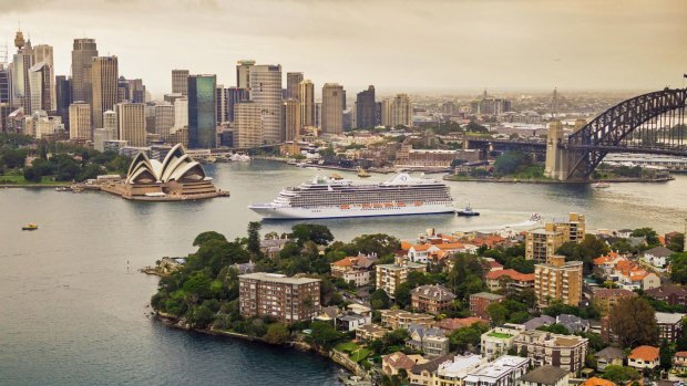 Oceania Cruises'  Oceania visits Sydney.