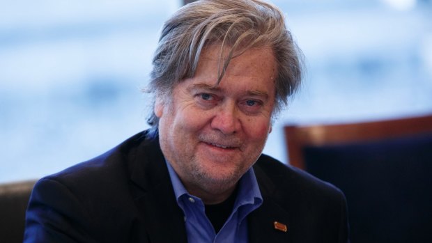 Mr Trump's chief strategist Stephen Bannon, was formerly head of website Breitbart which traffics in conspiracy theory. 