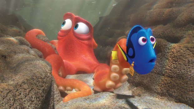 A still from Ellen DeGeneres' film <i>Finding Dory</i>.
