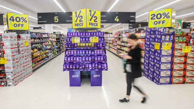 Metcash and the IGA stores are improving in the supermarkets sector even though Woolworths (pictured) is investing heavily in a revival. Aldi has been in Australia for 15 years, but it's discretionary retailers like Myer which face a much bigger competitive threat from offshore retailers. 
