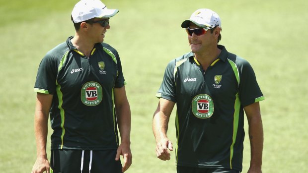 "If there's anything we talk about it, we're pretty open and honest": Ryan Harris and his mate Peter Siddle.