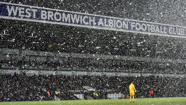 White Christmas: Manchester City stayed within reach of Chelsea with their win against West Bromwich Albion.