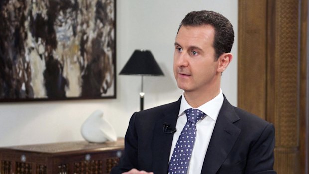 Syrian President Bashar al-Assad in Damascus in December. 