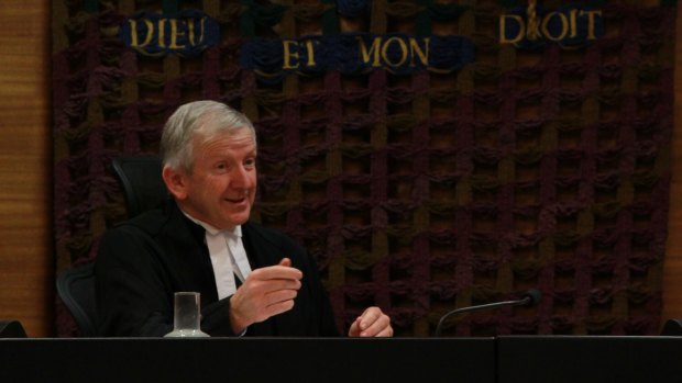 Judge Roger Dive at Parramatta Drug Court.