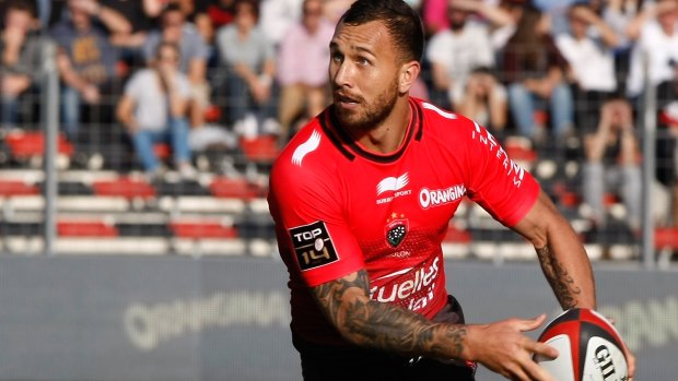 Olympics dream: Quade Cooper in action during his debut for Toulon after the 2015 World Cup.