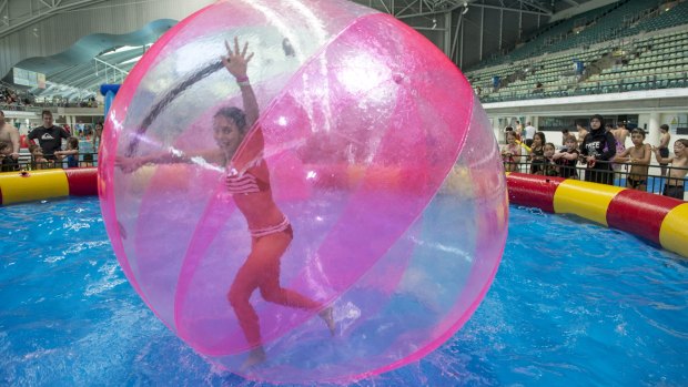 Enjoy some water-related fun at Splash Festival.