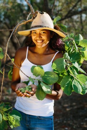 Kitchener's daughter Jazlyn Binrashid is also one of the harvesters for Kimberly Wild Gubinge.