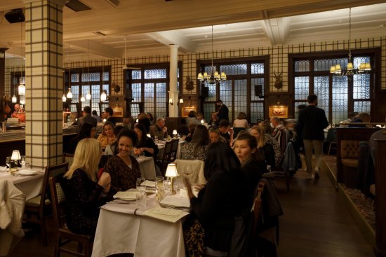 Patrons dine on wintry dishes at Bar Moubray at The Commons.