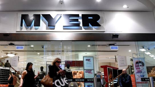 Myer is under pressure from its largest shareholder, Premier Investments.
