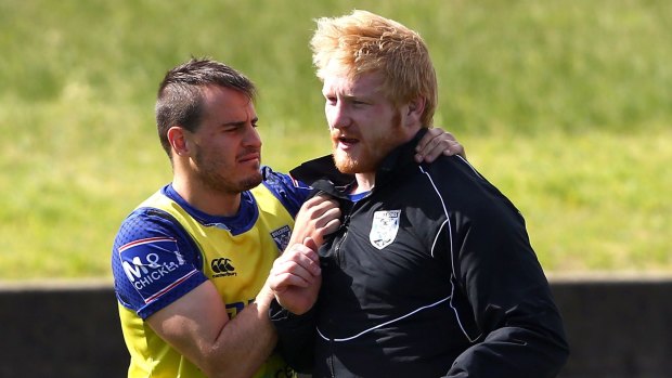 Not again: Bulldogs prop James Graham is wary of the wounded Wests Tigers.