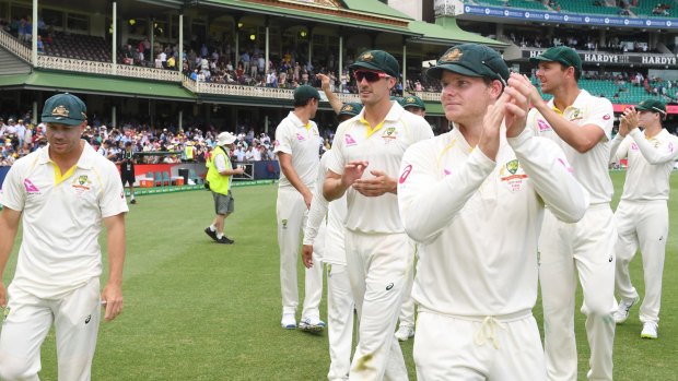 Seeking improvement: Australian captain Steve Smith says his team must develop in order to retain the Ashes in England next year.