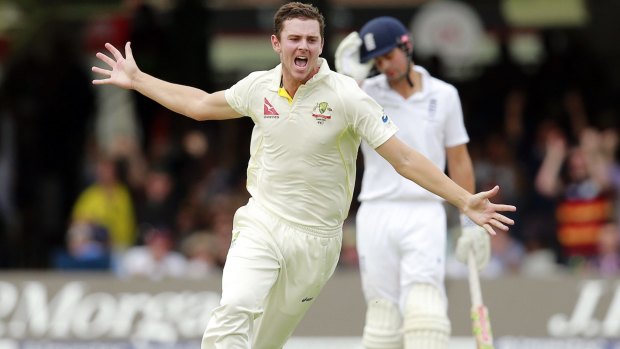 Ready for call-up: Josh Hazlewood is vying with Peter Siddle for the third fast bowling spot against the Kiwis.