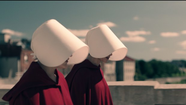 Hulu's <i>The Handmaid's Tale</i> marks a changing of the guard as the Emmy for best drama series goes to a streaming service.