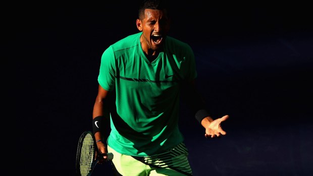 Kyrgios says "something switched and now I'm really enjoying it again". 