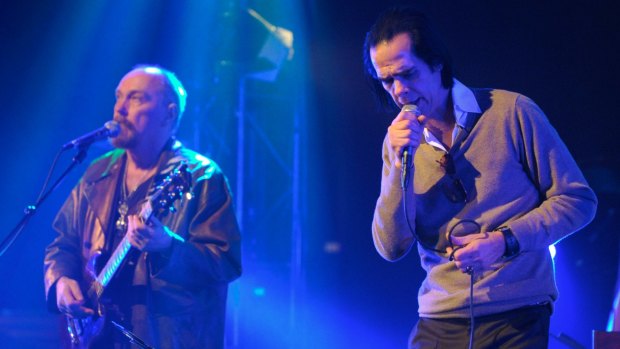 Ed Kuepper performing with Nick Cave and the Bad Seeds in 2013.