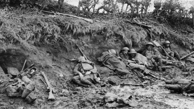 War photographer Frank Hurley portrayed death everywhere at Passchendaele.