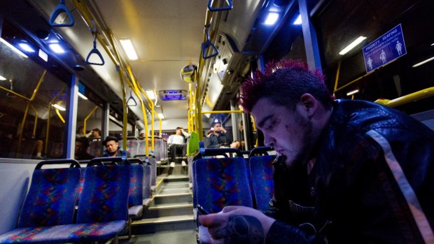 There'll be no night bus on New Year's Eve.
