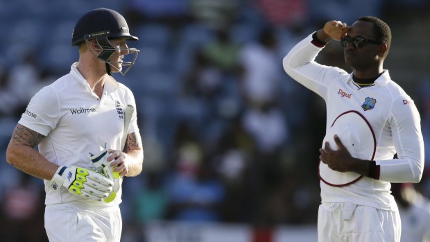 "Made to look foolish': West Indies' Marlon Samuels salutes England's Ben Stokes.
