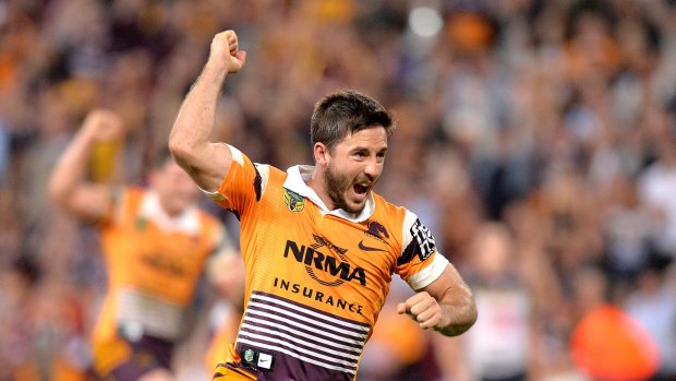 Ben Hunt celebrates the qualifying final victory and a week off.