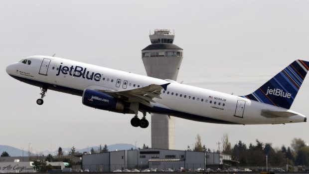 A JetBlue passenger received news he had tested positive to coronavirus during a flight from New York.