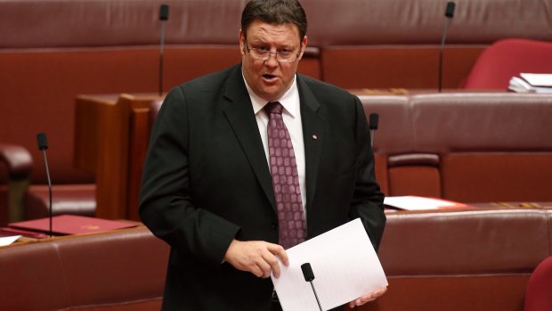 PUP Senator Glenn Lazarus.