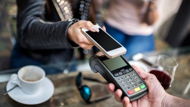 Tap and go payments are increasingly done with a smartphone instead of a credit or debit card.