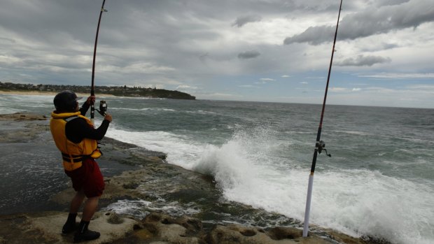 New laws enforce life jackets for rock fisherman in the eastern suburbs.