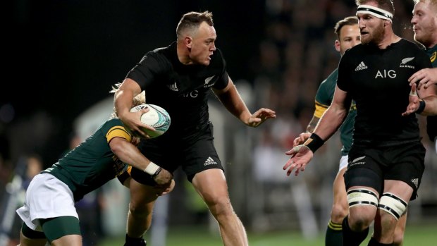 Israel Dagg looks for support.