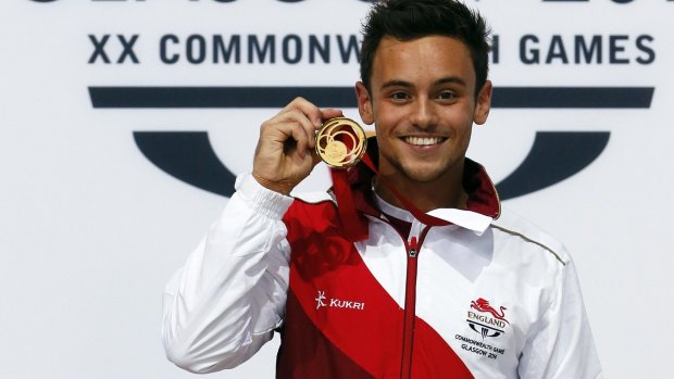 Dominant: Tom Daley of England