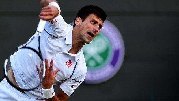 Bad light at the end of the tunnel: Novak Djokovic lives to fight another day.