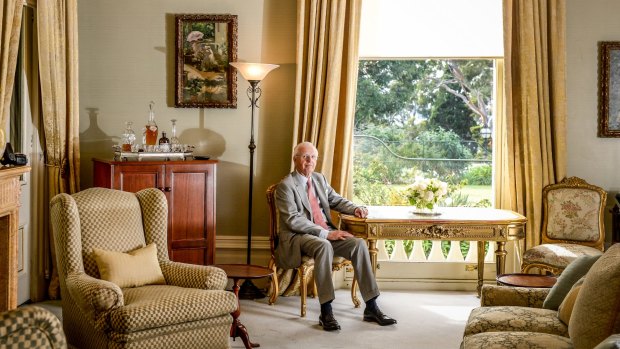 Governor Alex Chernov in the morning room of Government House.