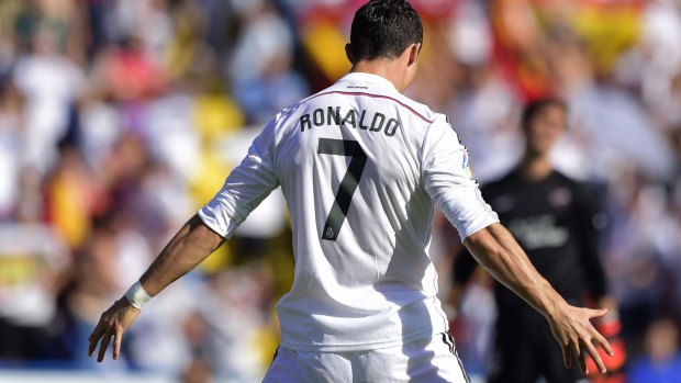 On song: Real Madrid's Cristiano Ronaldo.
