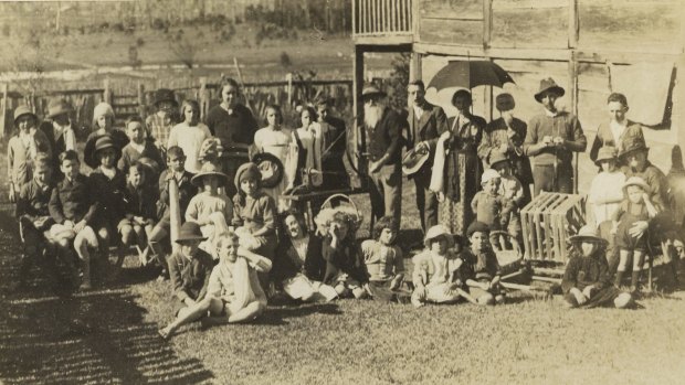 Original settlers in New Italy near Woodburn, northern NSW.