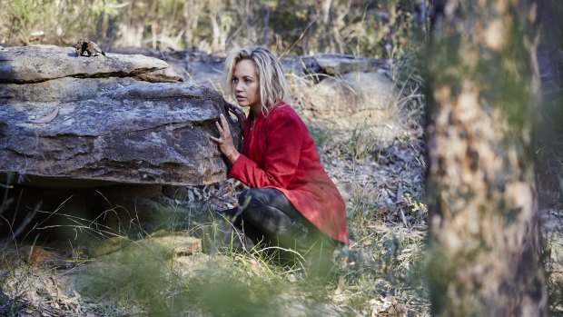 Samantha Jade on location as Isla Schultz in '<i>Home and Away</i>.