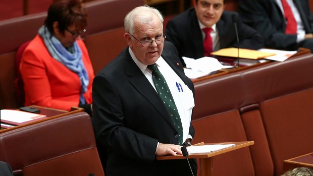 Senator Joe Bullock announced he was retiring from the Senate only 18 months after he delivered his maiden speech.