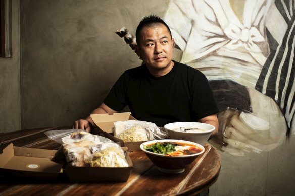 Keita Abe comes from the kitchen of Chaco Ramen in Darlinghurst.