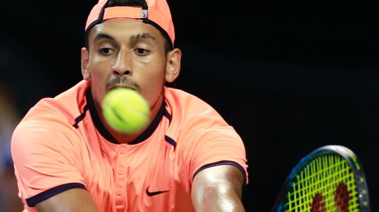 Nick Kyrgios had a night to forget against Mischa Zverev. 