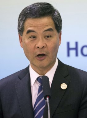Hong Kong Chief Executive Leung Chun-Ying.