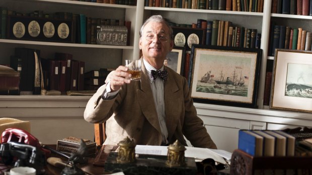 Bill Murray as the eccentric and randy President Franklin D. Roosevelt in Hyde Park on Hudson. 