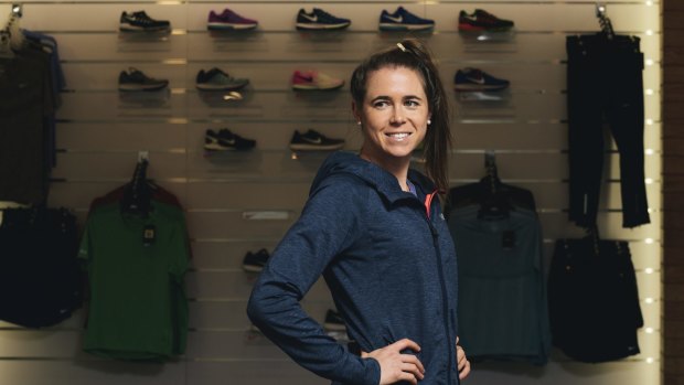 Gearing up: 5000m runner Emily Brichacek is hoping to qualify for the Olympics.