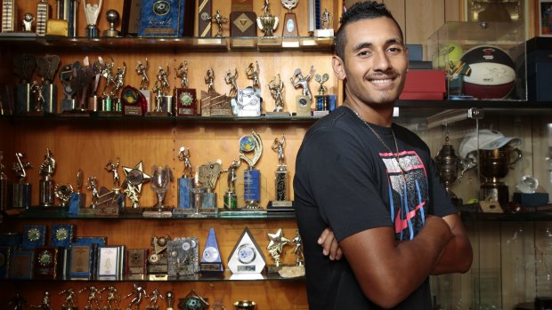 In the spotlight: Nick Kyrgios will be the centre of attention at the Australian Open.