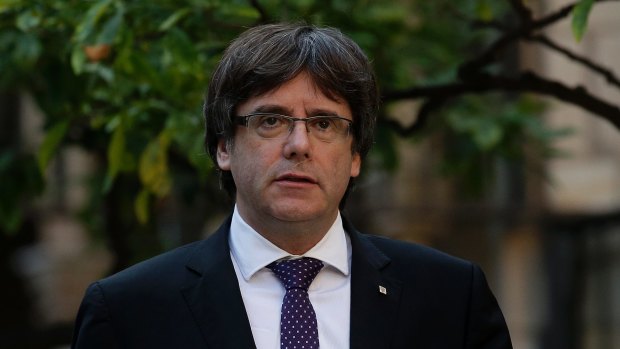 Catalan President Carles Puigdemont.