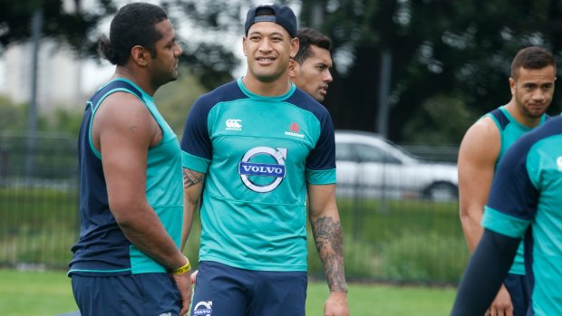Big night ahead: The Waratahs will take on the Highlanders in a Super Rugby semifinal. 