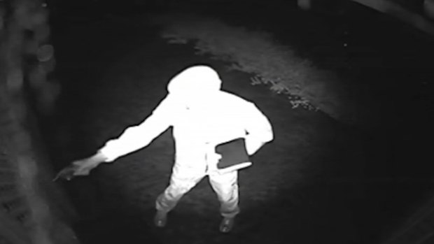 A CCTV camera captured Joe Antoun's killer outside his home. 