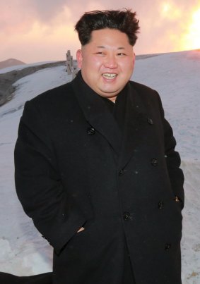 Leader climbs 2750m mountain: Kim Jong-un.