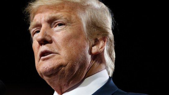 Donald Trump says he's not going anywhere. 