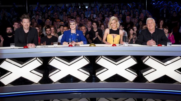 On <i>Australia's Got Talent</i> with Eddie Perfect, Kelly Osbourne and Ian Dickson.