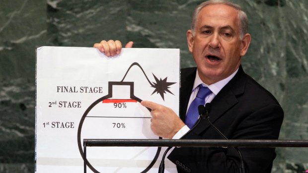 Israeli Prime Minister Benjamin Netanyahu provided a graphic illustration of his fear of Iran's future nuclear capability to a UN General Assembly in February, but his opposition has been unavailing, with US Congress now coming out in support of the deal.
